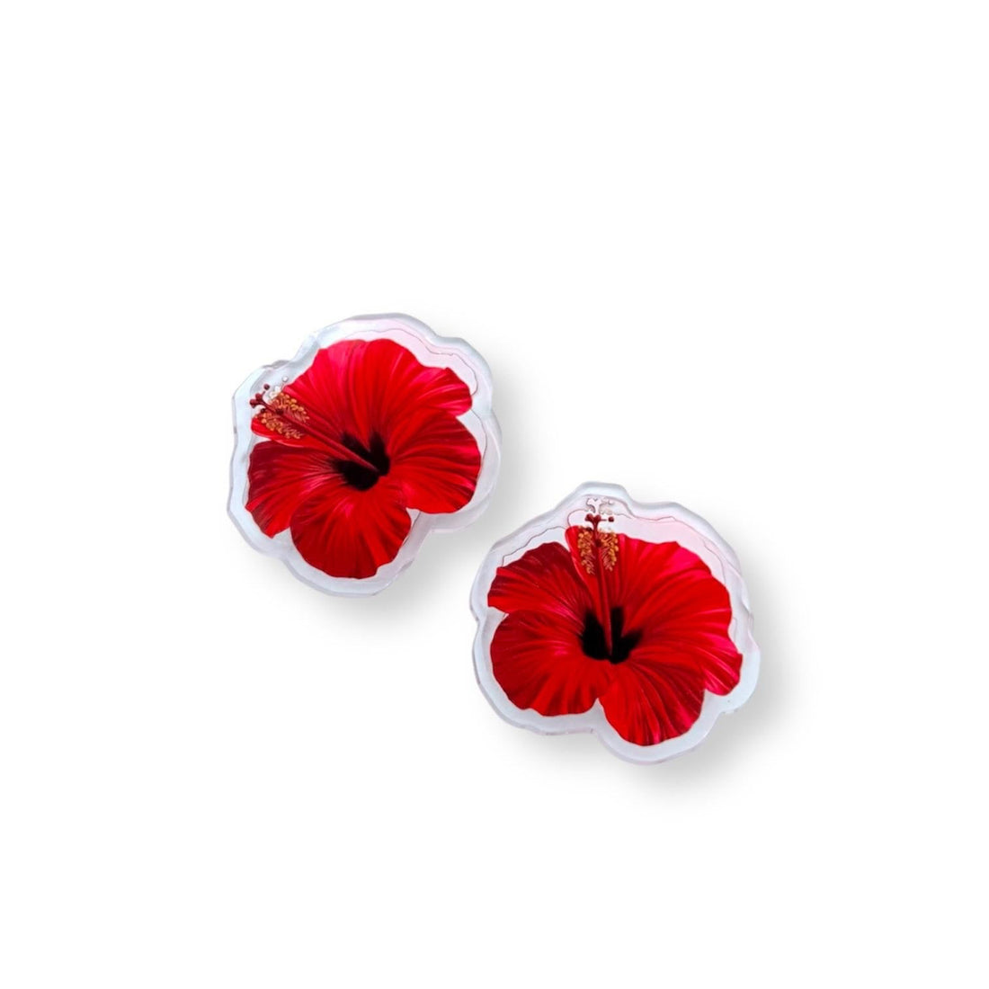 HIBISCUS ACRYLIC PAPER CLIP