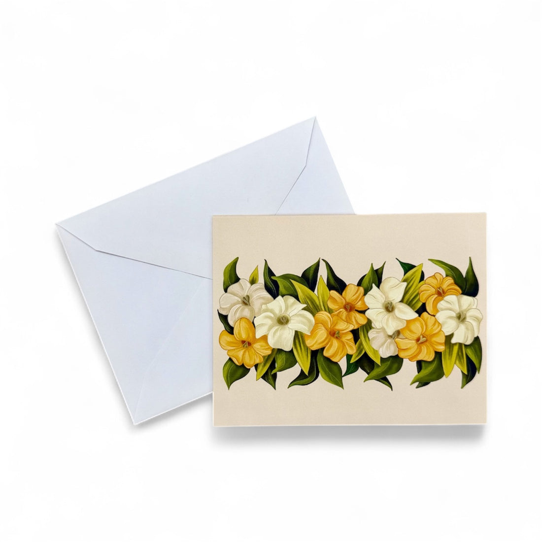 LEI PO'O PUAKENIKENI GREETING CARD