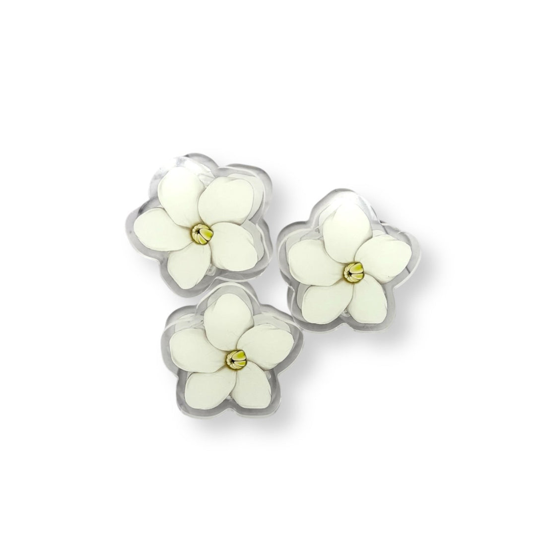PUAKENIKENI WHITE ACRYLIC PAPER CLIP