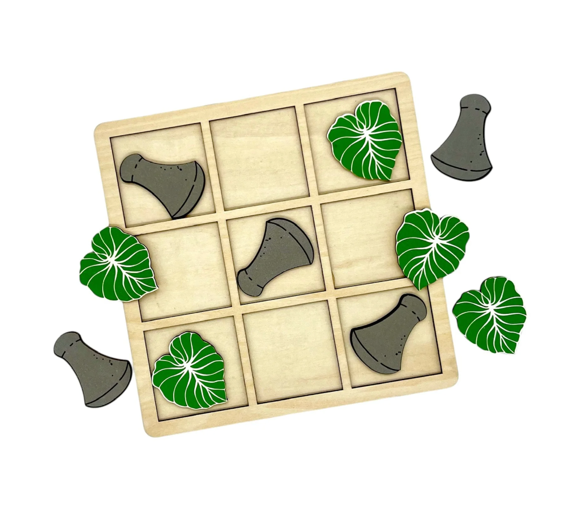 KALO/PŌHAKU KUʻI ʻAI TIC-TAC-TOE